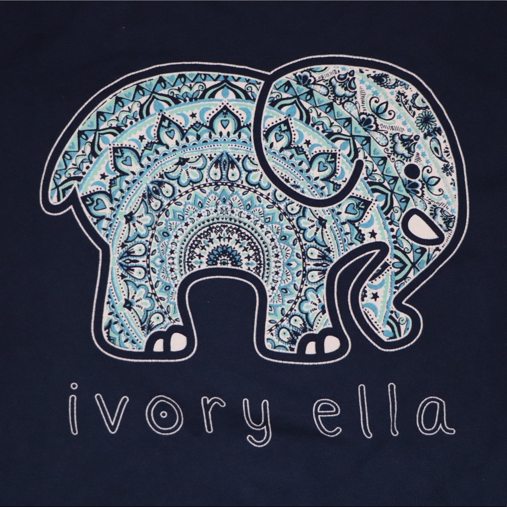 navy blue ivory ella long sleeve
